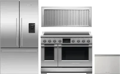 4 Piece Package Includes Refrigerator, Range, Hood And Dishwasher
